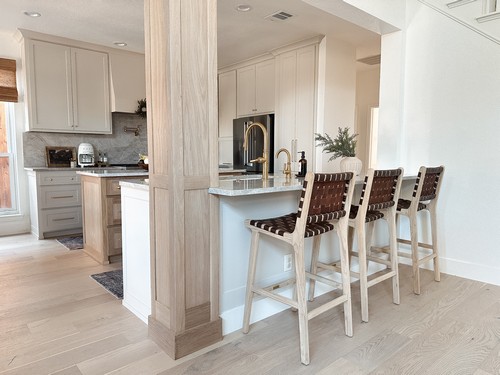 Adah Leather Counter Stool- BST1015A-Kitchen